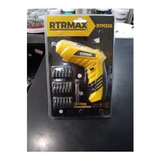 Rtrmax Şarjlı 19 Parça Tornavida Seti Rtm-326(800.60.40.0232)