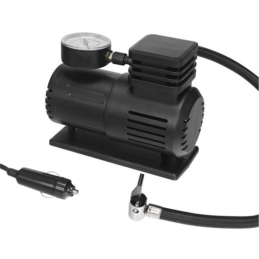 Asonic Hk201 Siyah 120W 12V Çakmaklık Girişli 150 Psı Taşınabilir Bisiklet- Araç Hava Kompresörü(800.60.40.0276)