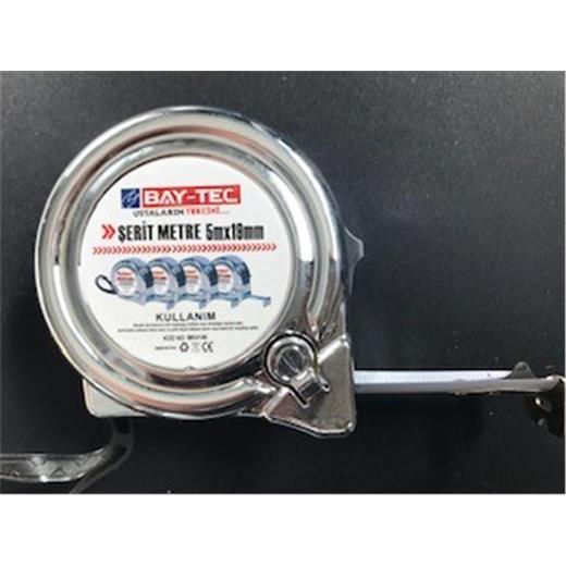 Bay-Tec Mk4146 5Mt 19Mm Krom Şerit Metre (800.60.50.0029)