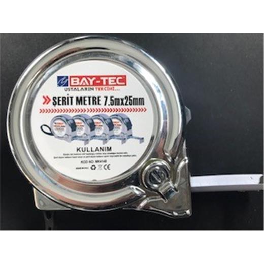 Bay-Tec Mk4148 7.5Mt 25Mm Krom Şerit Metre (800.60.50.0031)