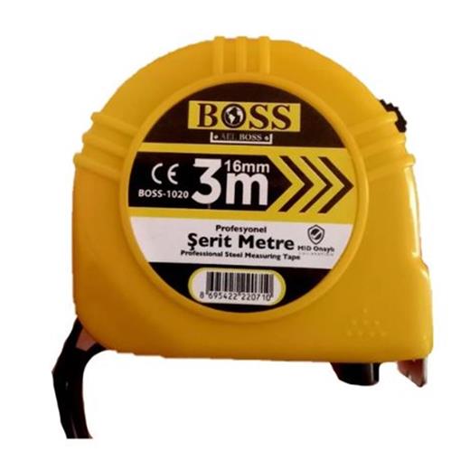 Boss Şerit Metre 16Mm 3 Metre(800.60.50.0041)