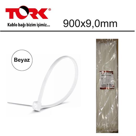Tork Trk-900-9,0Mm Beyaz 100Lü Kablo Bağı(800.70.20.0080)