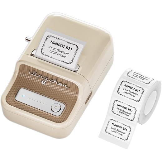Nıımbot B21S Cream Termal Taşınabilir Bluetooth Etiket Yazıcısı(850.50.10.0023)