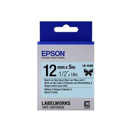 Epson Lk-4Wln Beyaz Üzeri Mavi 12Mm 9Metre Etiket(850.50.40.0064)