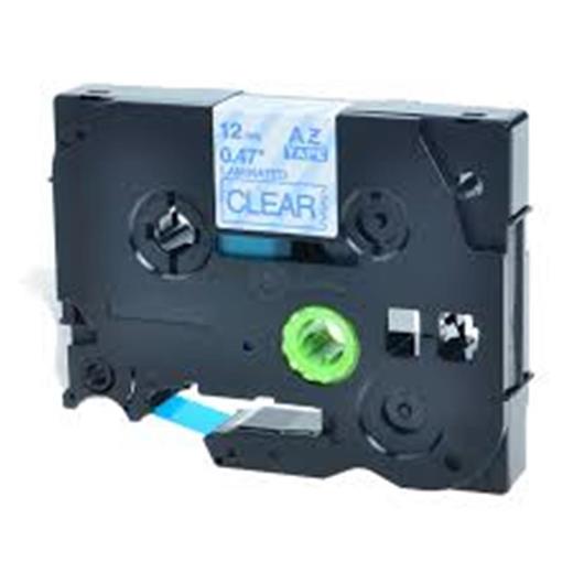 Brother Tze-133 12 Mm Şeffaf Üzeri Mavi Laminasyonlu Etiket(850.50.40.0095)