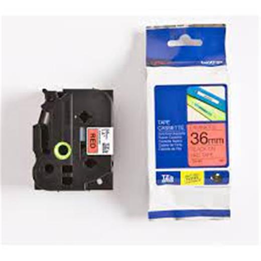 Brother Tze-461 36 Mm Kırmızı Üzeri Siyah Laminasyonlu Etiket(850.50.40.0110)