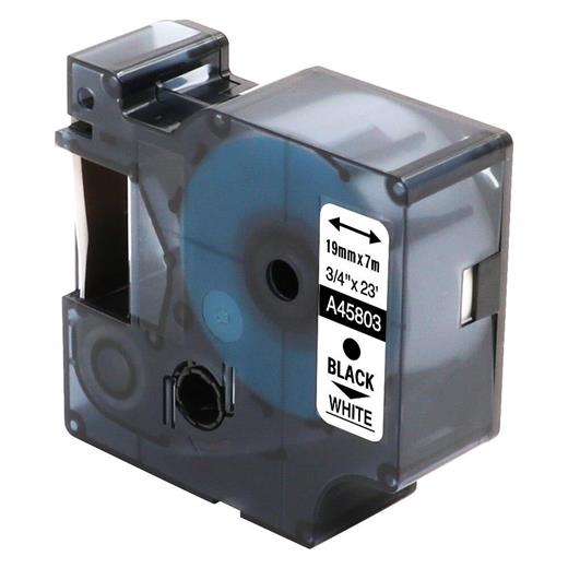 Dymo S0720820 D1 Yedek Şerit, 19 Mm X 7 Mt, Şeffaf- Siyah (45800)(850.50.40.0181)