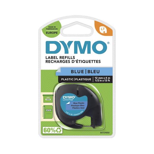 Dymo S0721650 Letratag Plastik Şerit ( 12 Mm X 4 Mt ) , Mavi (59426) 91205(850.50.40.0193)