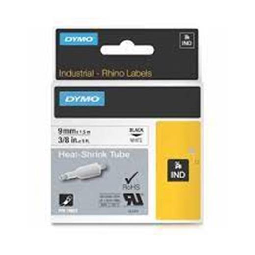 Dymo 18053 Rhinopro Isıyla Küçülen Şerit 9Mmx1,5M Beyaz-Siyah (850.50.40.0211)