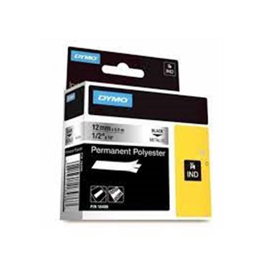 Dymo 18508Dmo Rhinopro Sabitpolyester Şerit 9Mmx5,5M Şeffaf-Siyah(850.50.40.0218)