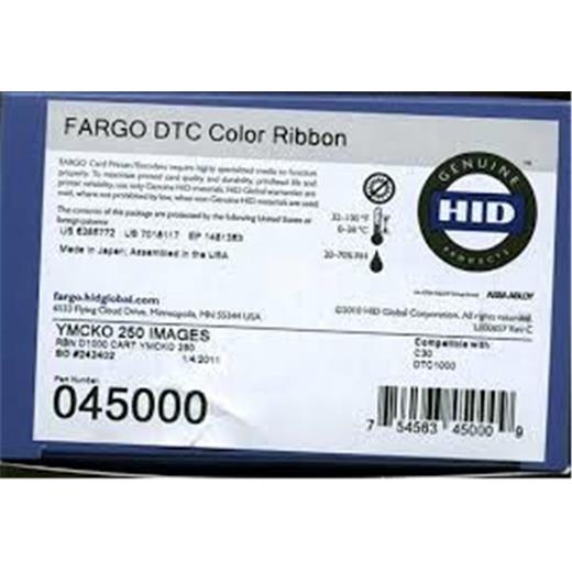 Fargo 045000 Dtc1000-Dtc1250E Ymcko Renkli Ribbon Tek Yüze 250 Renkli Baskı(850.60.20.0006)