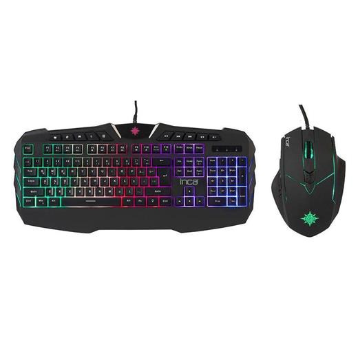 Inca Ikg-310 Ruthless Rainbow Efect Gaming Klavye Mouse Set(900.40.30.0147)