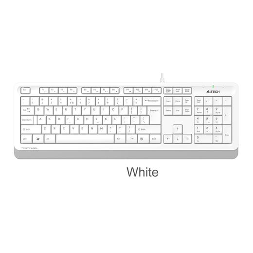 A4 Tech Fk10 Q Usb Fsytyler Beyaz Tr Fn-Mmedya Klavye(900.40.30.0243)