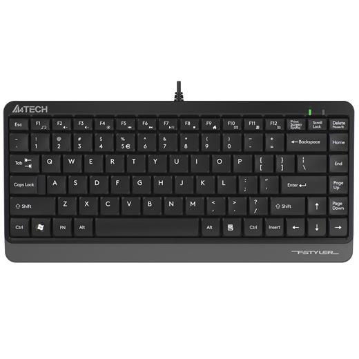 A4 Tech Fk11 Q Usb Kablolu Mm Mini Gri Siyah Klavye (900.40.30.0248)