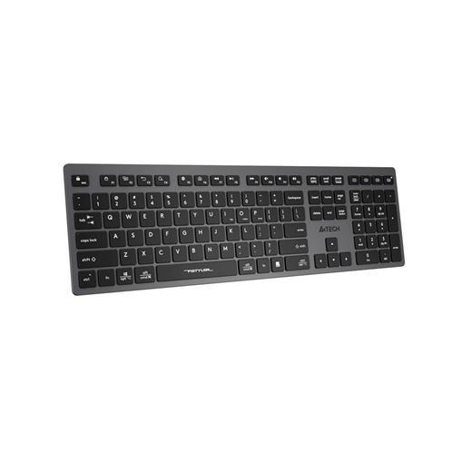 A4 Tech Fstyler Fbx50C Gri Bluetooth+2.4G Nano Fn Şarjlı Multimedya Klavye(900.40.30.0284)