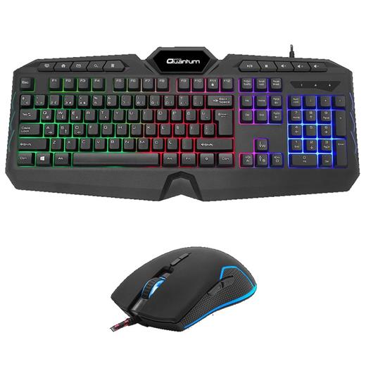 Technopc Quantum Gaming Qg-Q6548Qu Renkli Arkadan Aydınlatmalı+8000Dpi Mouse(900.40.30.0304)