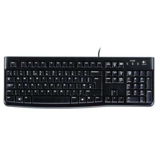Logitech 920-002505 K120 Q Usb Siyah Kablolu Klavye(900.40.40.0077)