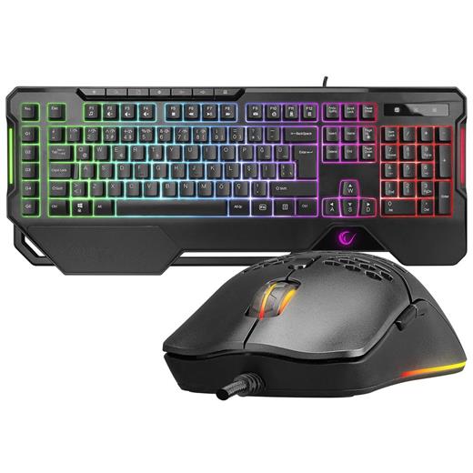 Rampage Km-R96 Elemental Siyah Rgb Aydınlatmalı Q Oyuncu  Klavye Ve Mouse Gaming Set 7200Dpı(900.40.40.0087)