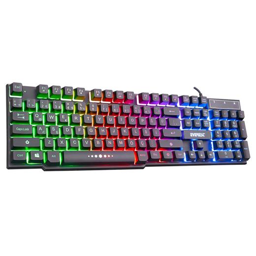 Everest Kb-X88 Blast Siyah Usb Gökkuşağı Aydınlatmalı Q Oyuncu Klavyesi(900.40.40.0112)