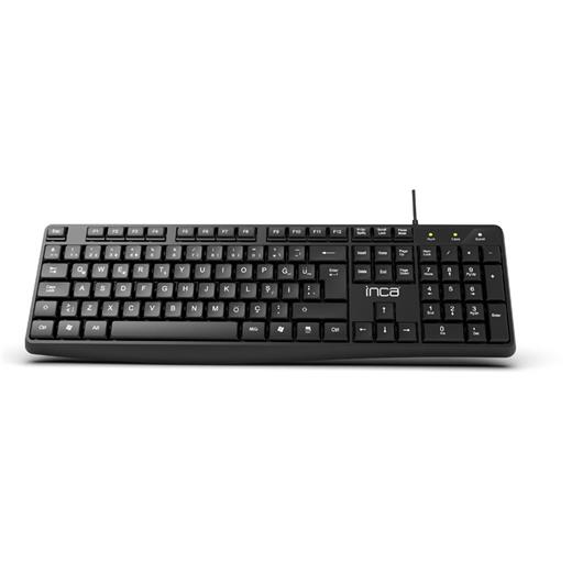 Inca Ik-275Qu Multimedya Soft Touch Black Keyboard (Kablo Uzunluğu 1,35 Mt) (10 Milyon Tuştıklama)(900.40.40.0125)