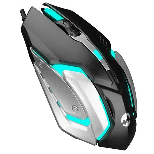 Everest Sm-G72 Usb Siyah-Gümüş Işıklandırmalı Oyuncu Mouse(900.40.50.0104)