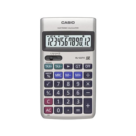 Casio Hl-122Tv 12 Hane Cep Tipi Hesap Makinesi(950.10.10.0053)