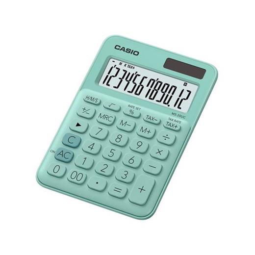 Casio Ms-20Uc-Gn 12 Hane Yeşil Masa Üstü Hesap Makinesi(950.10.10.0090)