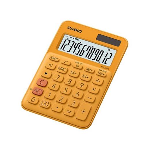 Casio Ms-20Uc-Rg 12 Hane Turuncu Masa Üstü Hesap Makinesi(950.10.10.0095)