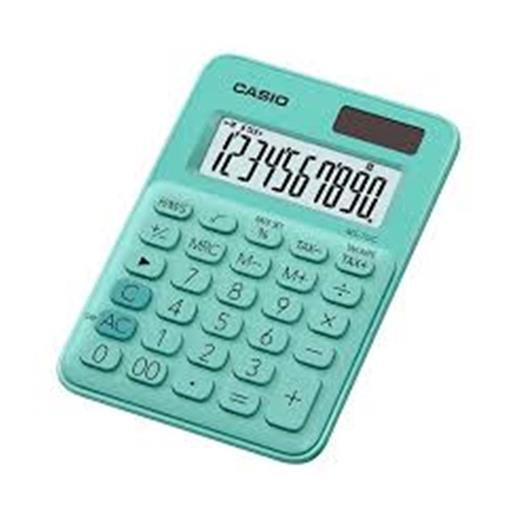 Casio Ms-7Uc-Gn 10 Hane Yeşil Masa Üstü Hesap Makinesi(950.10.10.0099)