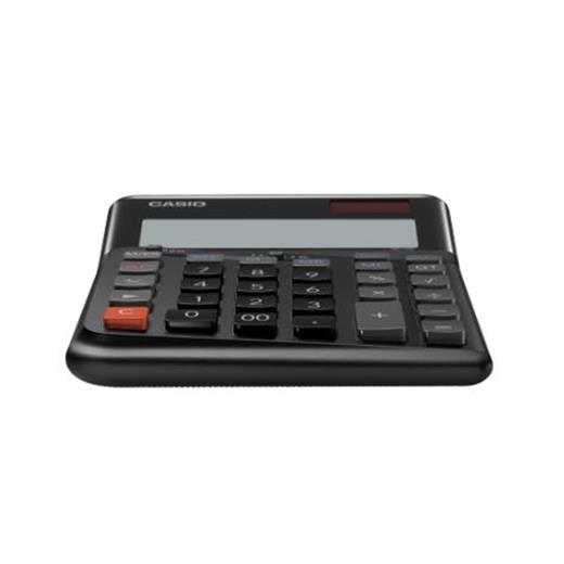 Casio De-12E-Bk Siyah 12 Hane Masa Üstü Ergonomik Tuşlu Hesap Makinesi(950.10.10.0167)