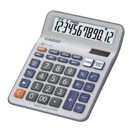 Casio Dc-12M-W 12 Hane Masa Üstü Hesap Makinesi(950.10.10.0174)