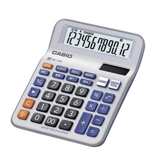 Casio Mc-12M-W 12 Hane Masa Üstü Hesap Makinesi(950.10.10.0175)