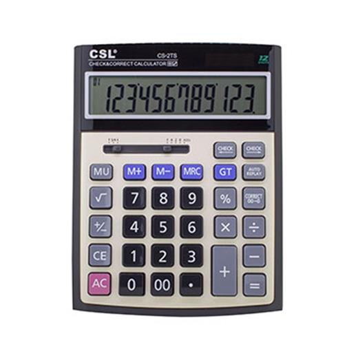Csl Cs-2Ts 12 Hane Masa Tipi İşlem Kontrollü Hesap Makinesi(950.10.20.0005)