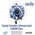 Izoly Cooler Unıversal Led Fan 775/1200P İşlemci 