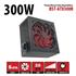 Powerboost Bst-Atx300R 300W, Ppfc 12Cm Kırmızı Fanlı Atx Psu (Retail Box) Güç Kaynağı(100.50.20.0172)