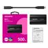 Adata 500Gb Sd810 Siyah Taşınabilir Usb 3.2 Gen2  X2 Type-C Ssd Harici Disk(110.20.20.0067)