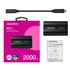 Adata 2000Gb Sd810 Siyah Taşınabilir Usb 3.2 Gen2  X2 Type-C Ssd Harici Disk(110.20.20.0069)