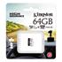 Kingston Sdce-64Gb 64Gb Microsdxc Endurance 95R-30W C10 A1 Uhs-I Card Only Hafıza Kartı(110.30.10.0042)