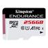 Kingston Sdce-256Gb 256Gb Microsdxc Endurance 95R-45W C10 A1 Uhs-I Card Only Hafıza Kartı(110.30.10.0063)