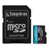 Kingston Sdcg4-256Gb 256Gb Microsdxc Canvas Go Plus Gen4 200Mb-S A2 U3 V30 Card + Adp Hafıza Kartı (110.30.10.0077)