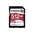 Kingston Sdr2V6-512Gb Canvas React Plus Sdxc Uhs-Iı 280R-150W U3 V60 For Full Hd-4K Sd Hafıza Kartı(110.30.20.0028)