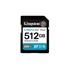 Kingston Sdg4-512Gb 512Gb Sdxc Canvas Go Plus Gen4 200Mb-S C10 Uhs-I U3 V30 Hafıza Kartı(110.30.20.0033)