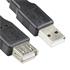 Vcom Cu202-B-1.8 Siyah 1.8Mt Usb 2.0 Uzatma Kablosu(250.10.70.0058)