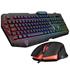 Everest Km-6168 Formula Combo Usb 3 Makro Tuşlu Rgb Aydınlatmalı Q Gaming Oyuncu Klavye Mouse Set(300.10.20.0013)