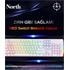North Shield White Red Switch Türkçe Q Rgb Beyaz Mekanik Gaming Klavye(300.20.30.0168)