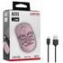 Altec Lansing Albm7422 Pembe 2.4Ghz Şarj Edilebilir Tek Renkli 1600Dpı Optik Kablosuz Mouse(300.20.30.0401)
