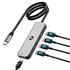Vcom Cue11S-Gray Type-C To 4-Usb-C (10Gbps)+Pd 3.0 100W Çoklayıcı(300.40.10.0097)