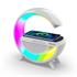 Mikado Md-G111 Beyaz 10W 1800Mah Bt-Tf-Usb-15W Wireless Şarj Rgb Işıklı Speaker(550.50.10.0097)