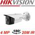Hikvision Ds-2Cd2T45G0P-I 4Mp Ip 1,68 Mm Ir Bullet Kamera 180° Süper Geniş Açı(700.20.10.0245)
