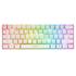 Rampage Kb-Rx63 B-Atom Beyaz Bluetooth Rgb Backlight Red Swıtch Mekanik Q 63 Tuşlu Oyuncu Klavyesi(900.40.40.0090)